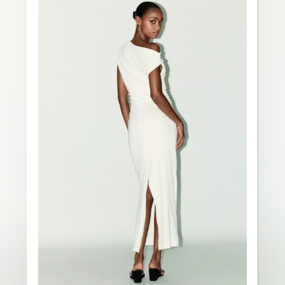 Zara Asymmetric Midi Dress - Picture 4 of 10